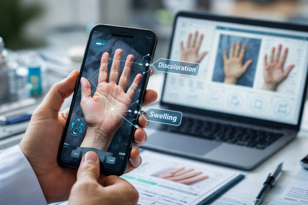 Fotografie a mâinii poate identifica boli grave cu ușurință