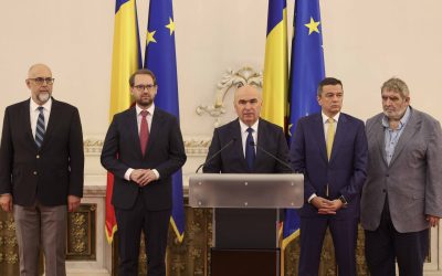 Liderii coaliției se reunesc pentru a încheia negocierile bugetare, după zile de tensiuni și acuzații reciproce Luni după-amiază, în contextul unor negocieri tensionate, liderii coaliției de guvernare se vor întâlni pentru a definitiva proiectul de buget pentru anul viitor