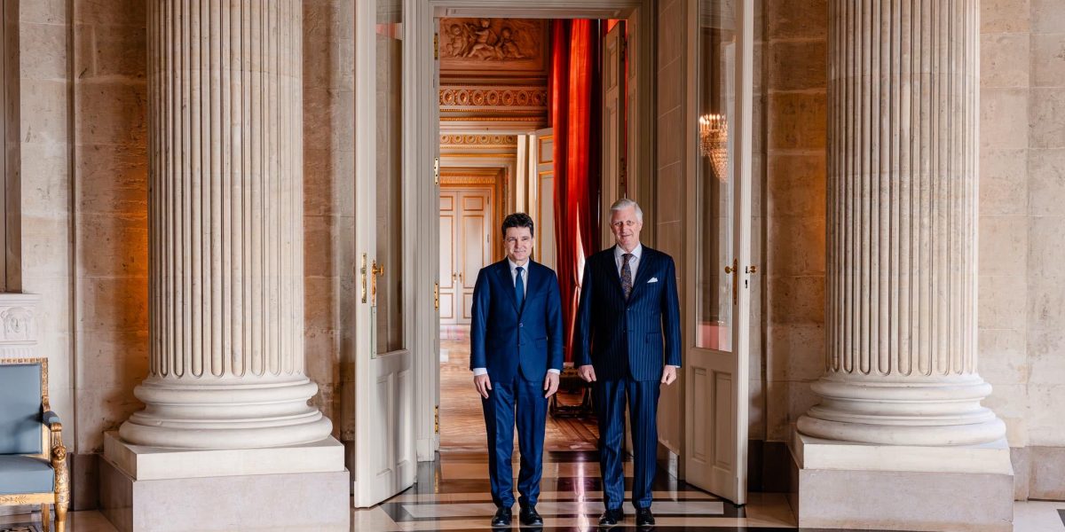 Nicușor Dan s-a întâlnit cu Regele Philippe al Belgiei