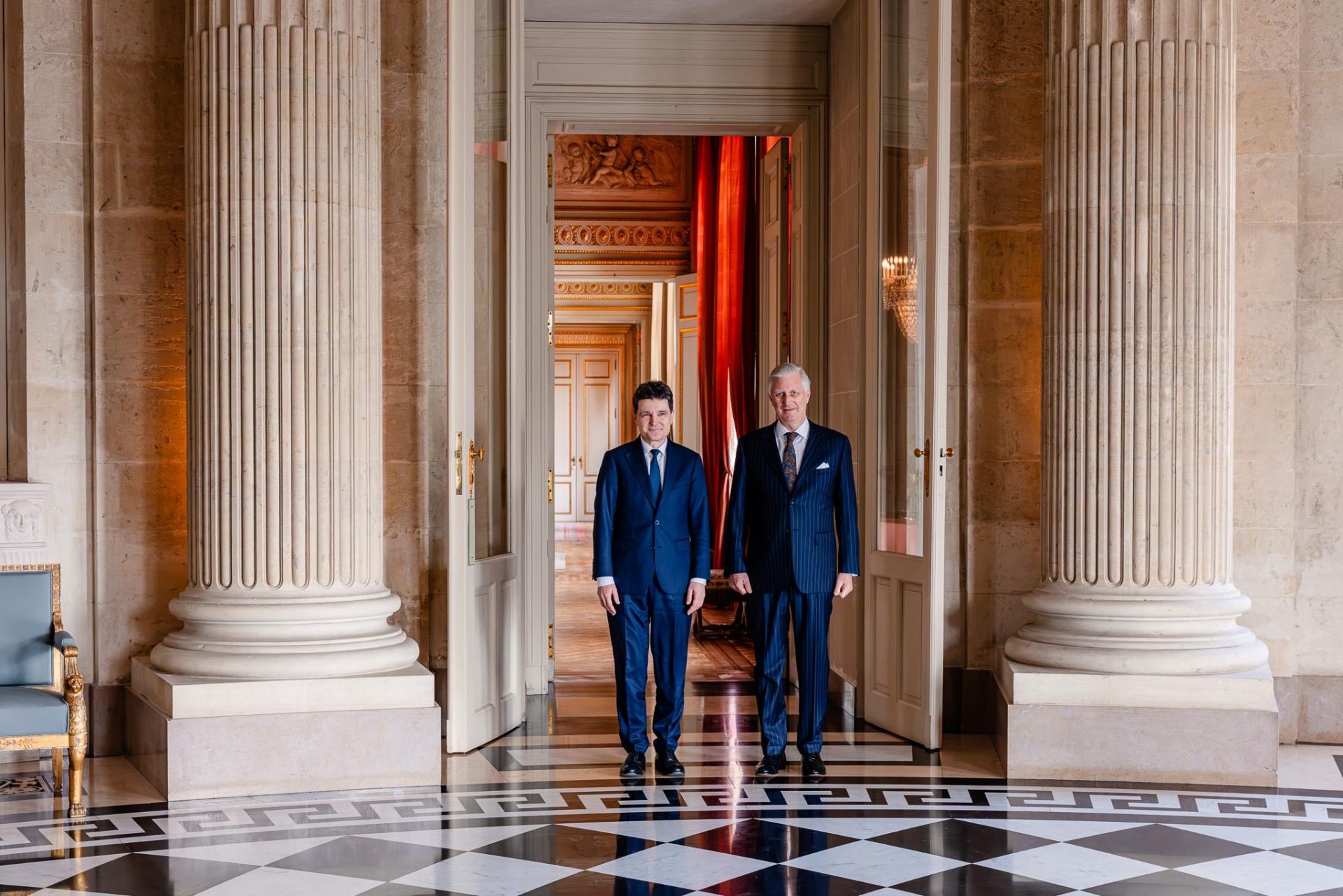 Nicușor Dan s-a întâlnit cu Regele Philippe al Belgiei