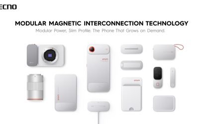 Tecno lansează telefon modular ultra-subțire cu atașare magnetică