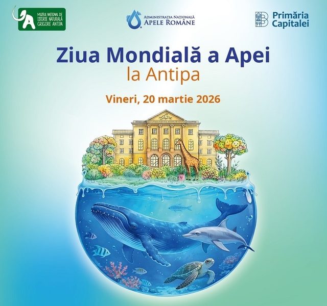 Ateliere tematice de Ziua Mondială a Apei, la Muzeul „Antipa”