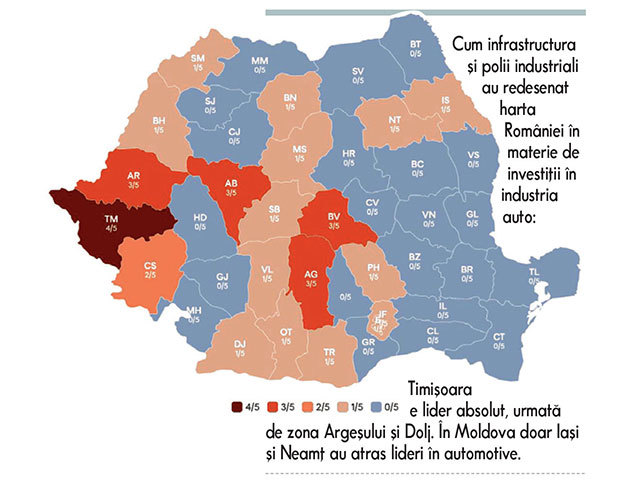 Harta puterii economice: Cine conduce exporturile județene din România, după autostrăzi și auto