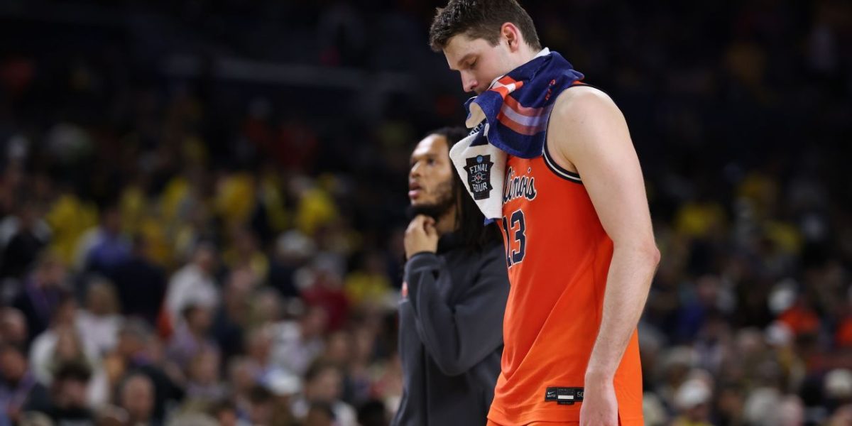 Illinois, echipa de baschet masculin a universității din Illinois, a încheiat aventura din turneul NCAA după o înfrângere strânsă în sferturile de finală, pierdută cu 71-62 în fața UConn