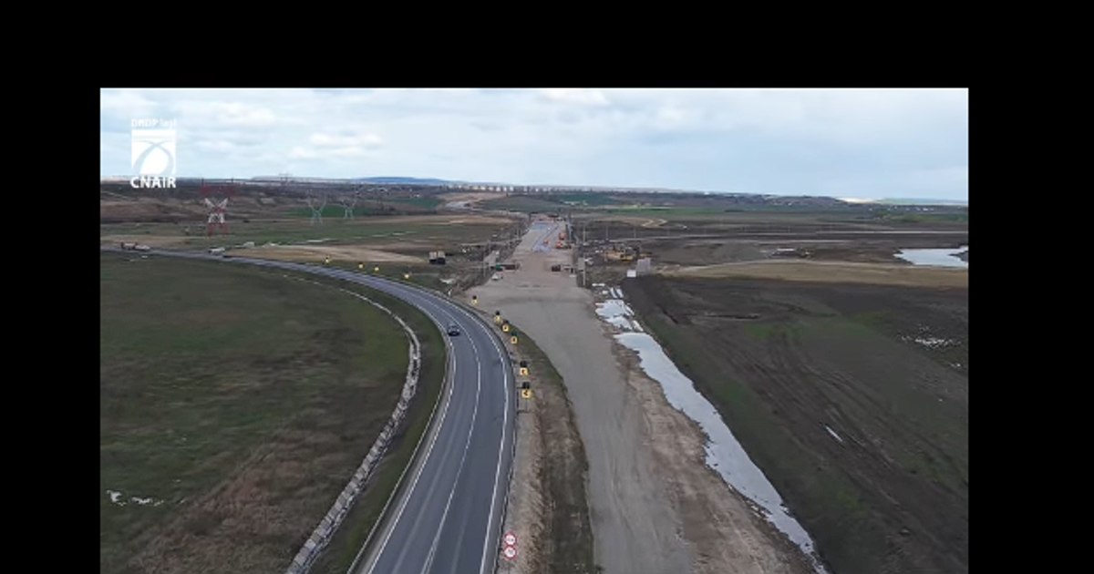 Lucrările la Autostrada Moldovei: Loturile 1 și 2, aproape la jumătate