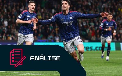 Arsenal se impune în deplasare la Lisabona în fața celor de la Sporting, în primul meci din sferturile de finală ale Ligii Campionilor, cu un gol marcat în prelungiri
