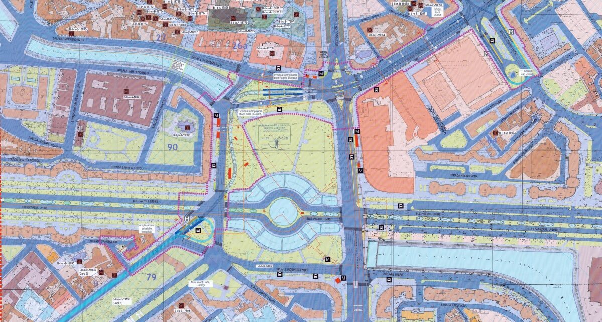 Primăria Capitalei pregătește o modernizare majoră a transportului din zona Piața Unirii, cu un nou nod de legătură între liniile de tramvai 21 și 32, avizat și gata pentru implementare