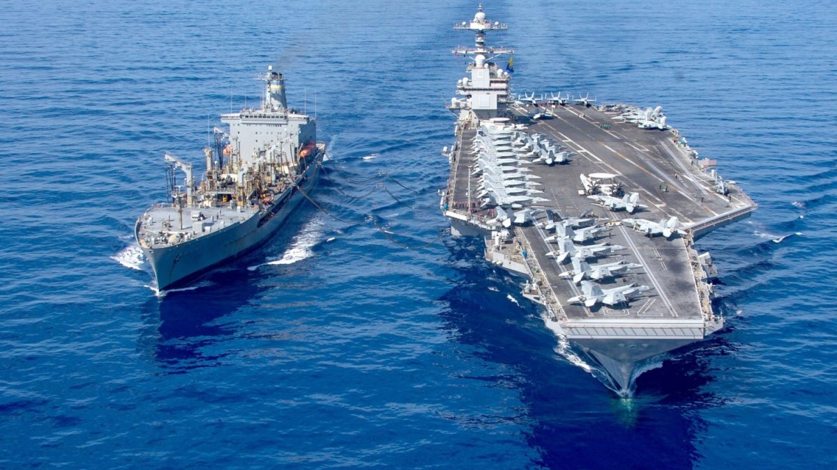 Gigantul militar USS Gerald Ford, din nou în Orientul Mijlociu