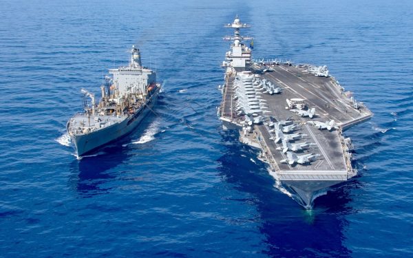 Gigantul militar USS Gerald Ford, din nou în Orientul Mijlociu