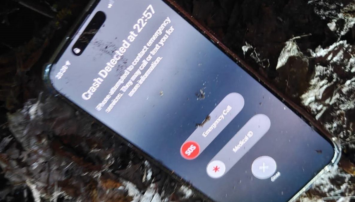 iPhone-ul a detectat impactul, dar apelul de ajutor a eșuat la Ciolpani