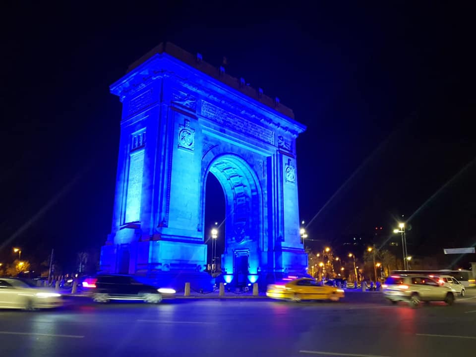 Clădiri emblematice din București vor fi day by day un simbol al solidarității față de persoanele cu autism