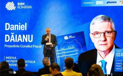 Daniel Dăianu, președintele Consiliului Fiscal, a afirmat vineri, în cadrul evenimentului de prezentare a Indicelui Întreprinderii Românești pentru 2026, organizat de IMM România, că stabilitatea economică și socială a României devine tot mai fragilă în contextul actual caracterizat de un șoc energetic de durată, presiuni inflaționiste și riscuri crescute pentru mediul de afaceri și populație