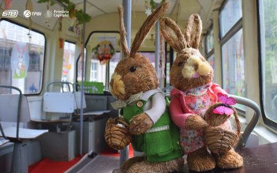 „Tramvaiul Iepurașului”, un proiect tematic dedicat sărbătorilor pascale, va circula pe străzile din București joi, 9 aprilie, oferind o experiență inedită pentru copii și familiile acestora