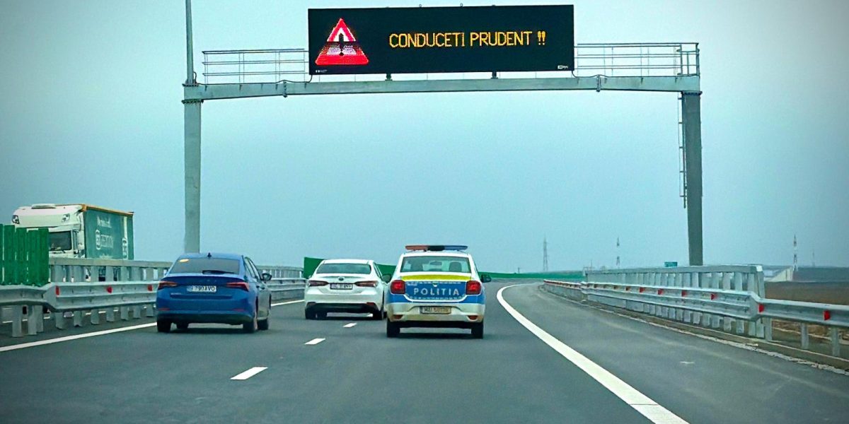 Traficul rutier va fi perturbat joi pe Autostrada A7, în apropiere de București, pentru verificări tehnice