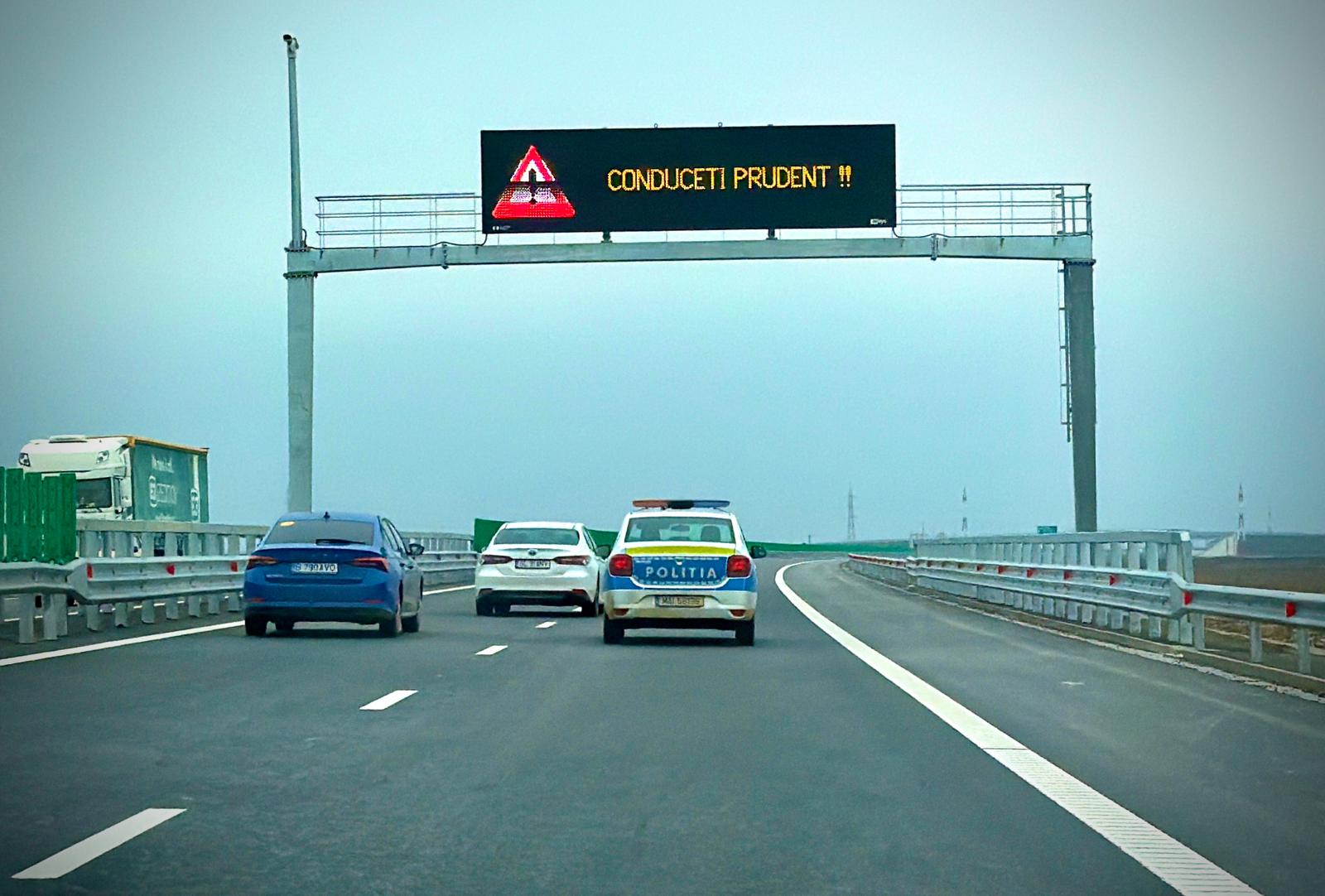 Traficul rutier va fi perturbat joi pe Autostrada A7, în apropiere de București, pentru verificări tehnice