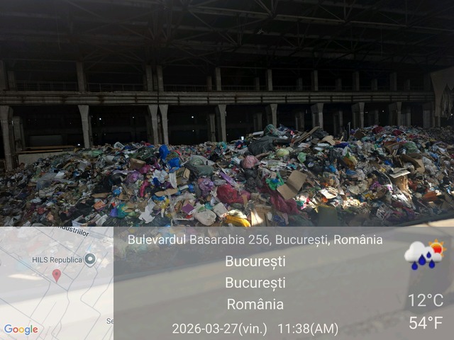 Garda de Mediu București a descoperit o groapă ilegală de gunoi în Sectorul 3, în spatele Halei Laminor, în urma unor controale repetate desfășurate după primirea mai multor sesizări