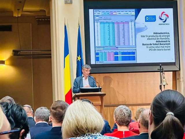 Virgil Popescu jubilează: Hidroelectrica, peste 70 de miliarde lei valoare