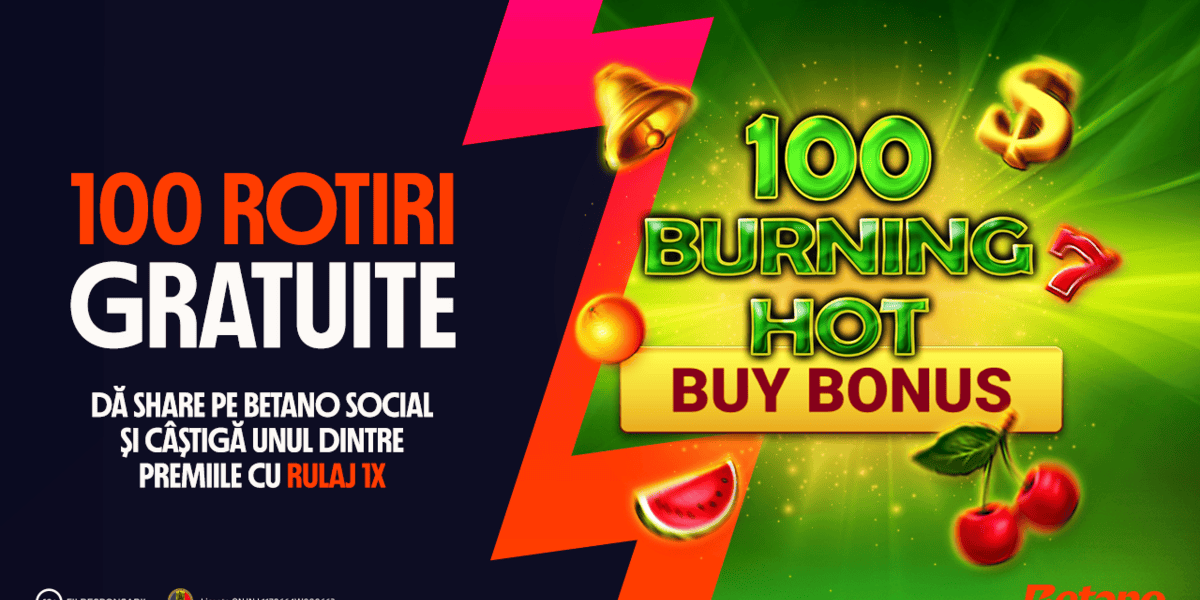 Betano Social dă 100 de premii: Câte 100 de Rotiri Gratuite pentru norocoși