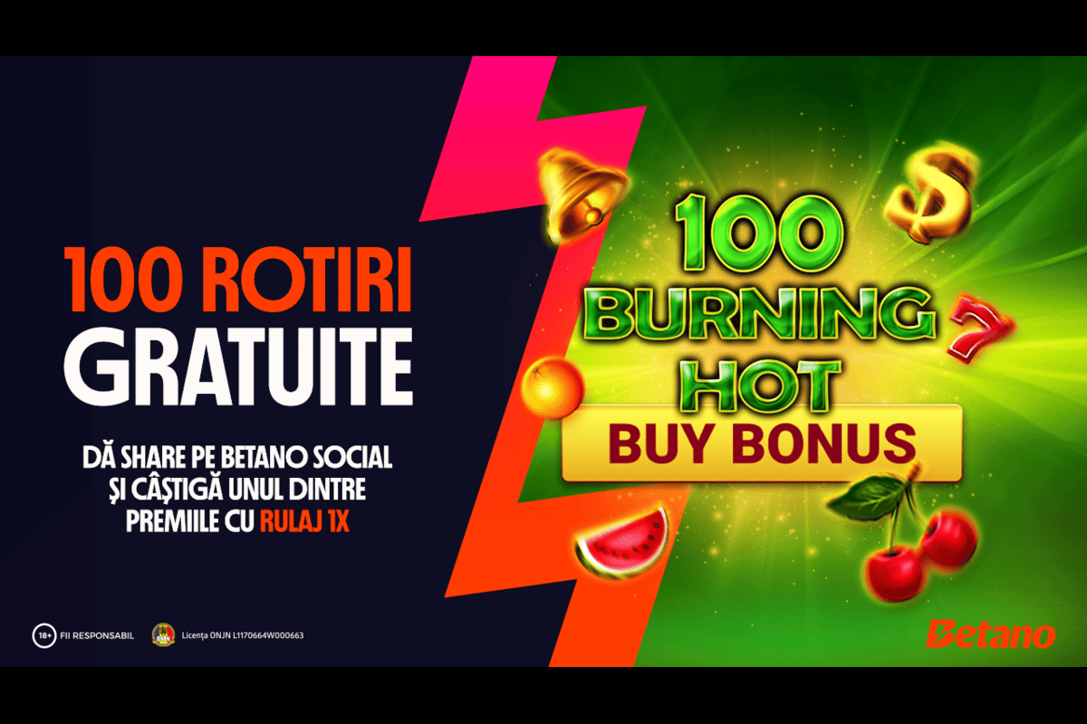 Betano Social dă 100 de premii: Câte 100 de Rotiri Gratuite pentru norocoși
