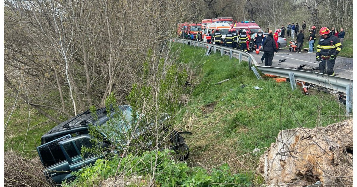 Accident Sibiu: Cinci la spital, inclusiv un tânăr și doi adolescenți