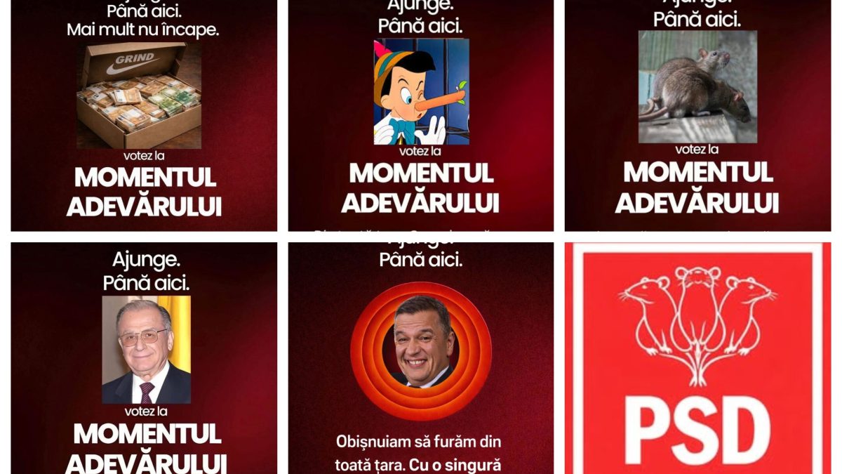 Bășcălie la PSD: Meme-uri cu afișele "Momentul Adevărului", după Bolojan