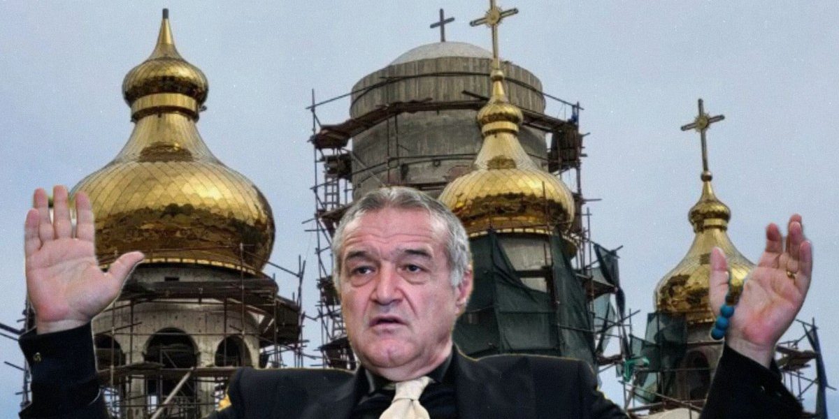 Gigi Becali și-a construit buncăr antiatomic sub biserica pe care o ridică în Pipera. Patronul FCSB s-a transformat în coordonator de șantier în Postul Paștelui