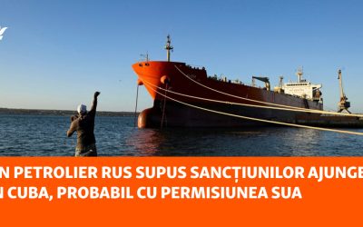 Un petrolier sub pavilion rus, supus sancțiunilor Occidentale, a intrat luni în apele teritoriale cubaneze, evitând o potențială confruntare cu forțele Pazei de Coastă ale Statelor Unite