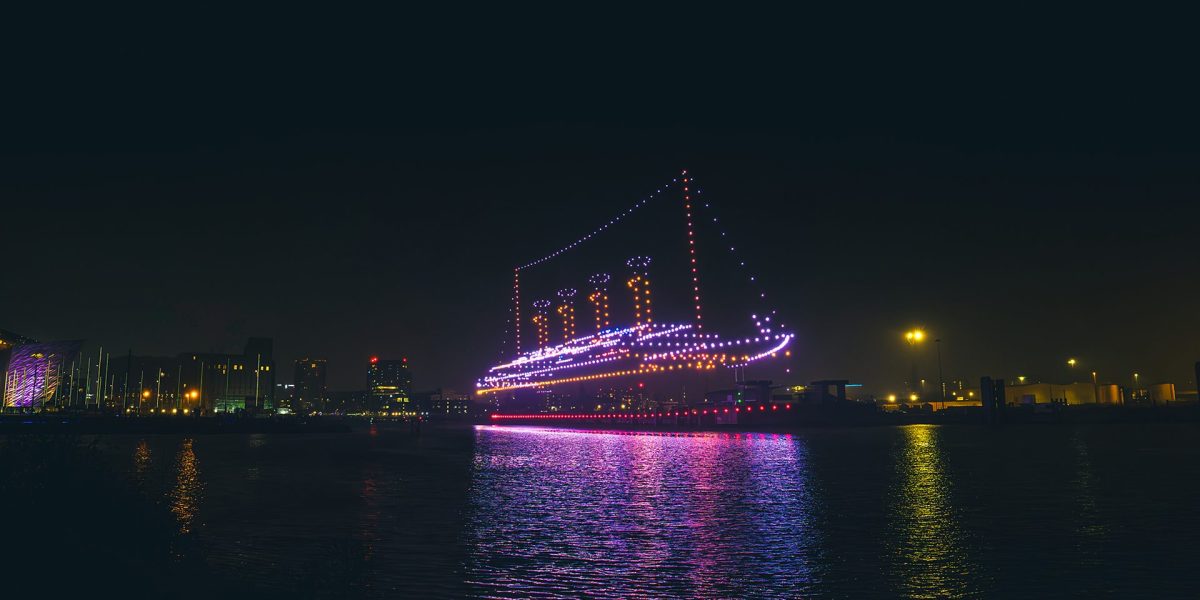 BBC’s Made Of Here campaign docks in Northern Ireland with a Titanic-sized drone display