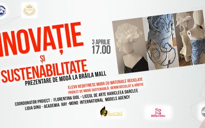 Brăila Mall găzduiește vineri, 3 aprilie, de la ora 17:00, în zona Cinema City, un eveniment dedicat modei sustenabile, organizat în cadrul programului național „Săptămâna Verde”
