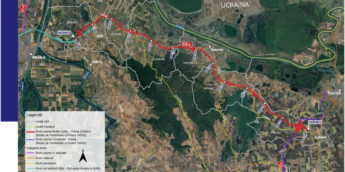 Brăila–Tulcea: CNI aprobă studiul drumului expres. Vești bune pentru șoferi!