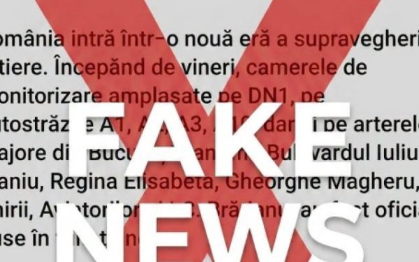MAI: Monitorizarea traficului, un nou fake news demontat