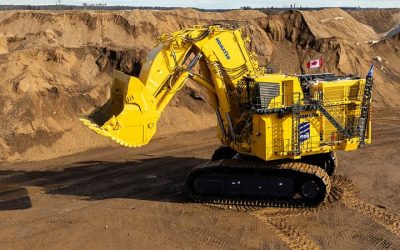 Komatsu lansează un excavator minier de dimensiuni impresionante Un nou tip de excavator minier, de o amploare fără precedent în industria extractivă, a fost prezentat recent de compania japoneză Komatsu
