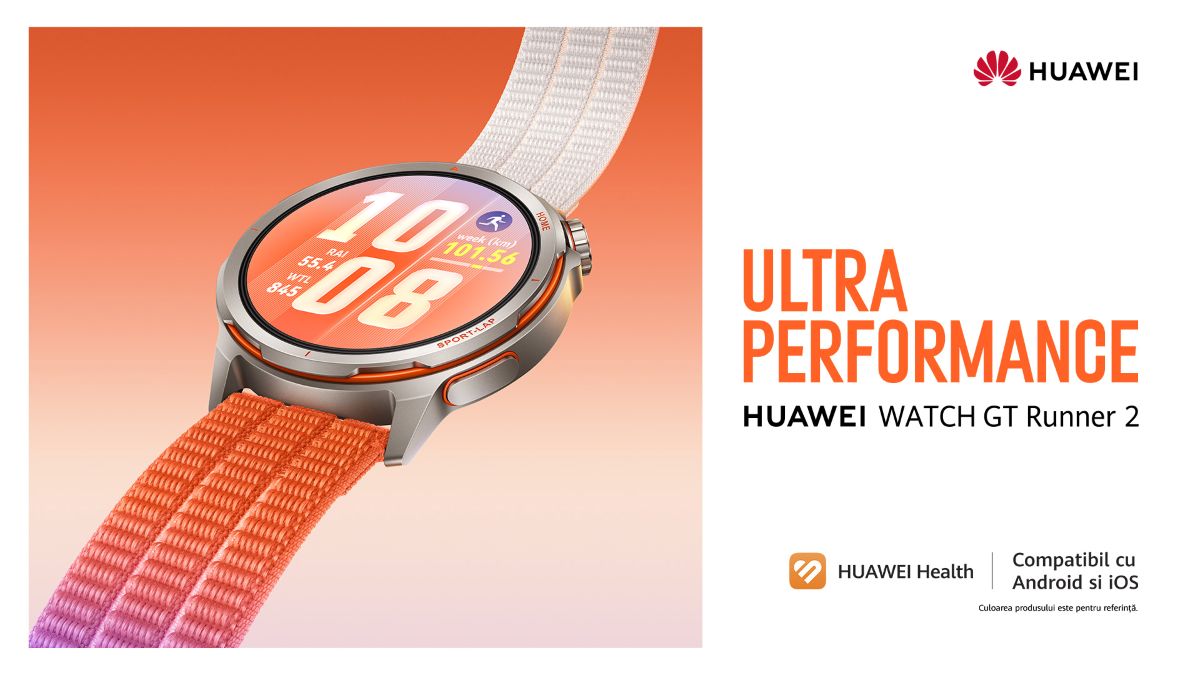 HUAWEI WATCH GT Runner 2: Precizie și date științifice pentru alergare