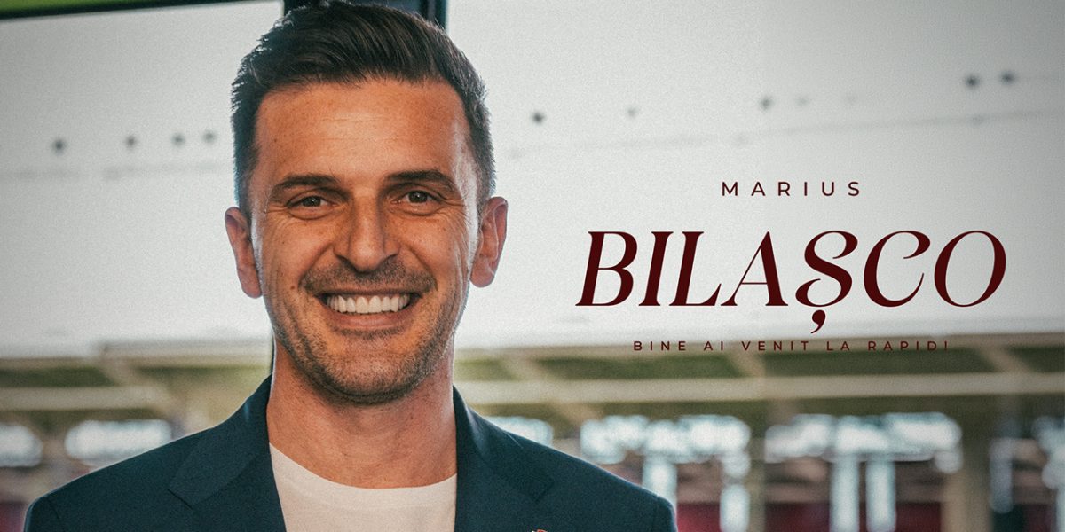 MARIUS BILAȘCO revine la rapid București după 13 ani, de această dată în rol de conducere, ocupând poziția de director sportiv adjunct, anunță oficial clubul