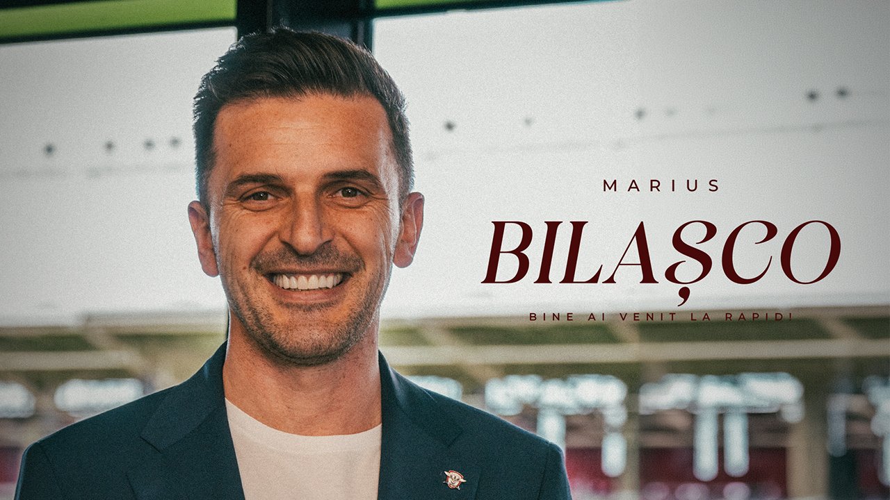 MARIUS BILAȘCO revine la rapid București după 13 ani, de această dată în rol de conducere, ocupând poziția de director sportiv adjunct, anunță oficial clubul