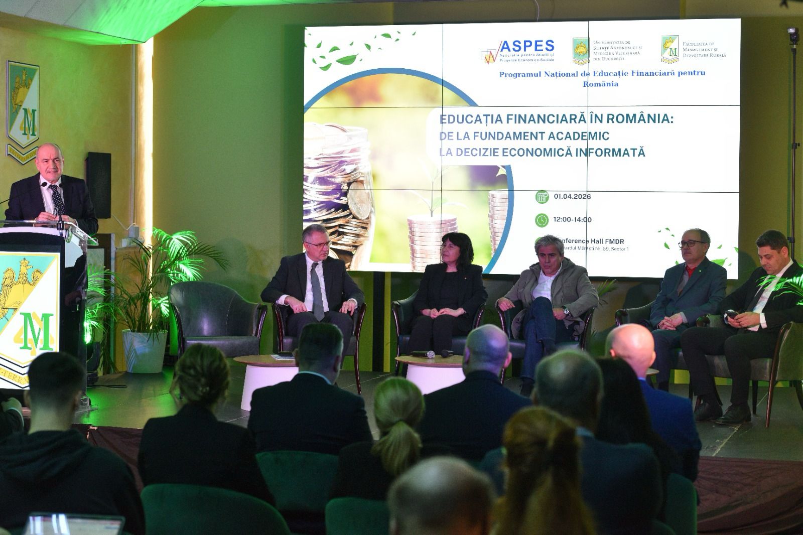 Educația financiară în România capătă o adresare instituțională clară Conferința „Educația financiară în România: de la fundament academic la decizie economică informată”, organizată de Asociația de Studii și Prognoze Economico-Sociale în colaborare cu Universitatea de Științe Agronomice și Medicină Veterinară din București, marchează un pas esențial în abordarea educației financiare naționale