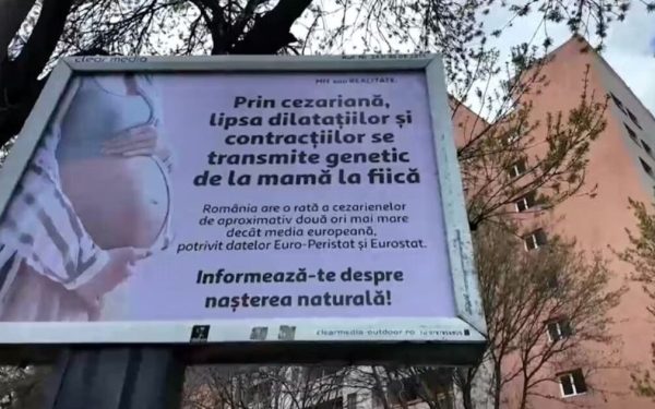 Cine finanțează afișele anti-cezariană din București | Snoop dezvăluie