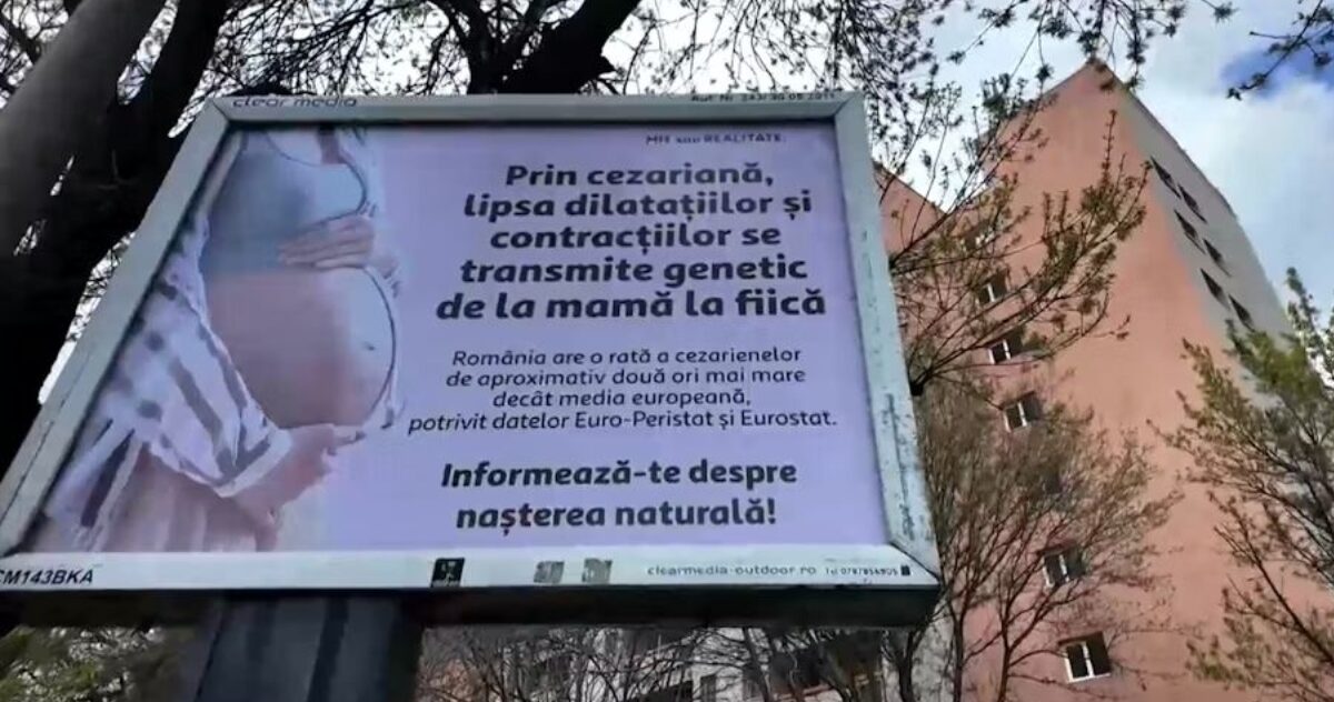 Cine finanțează afișele anti-cezariană din București | Snoop dezvăluie
