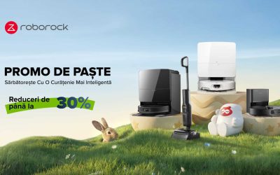 Campaniile promoționale de Paște aduc reduceri semnificative pentru produsele Roborock Cei interesați de tehnologie și de aparate pentru curățenie pot profita de ofertele speciale ale Roborock, care sunt în plină desfășurare în această perioadă