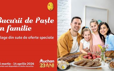 Oferte de Paște la Auchan pentru întreaga familie