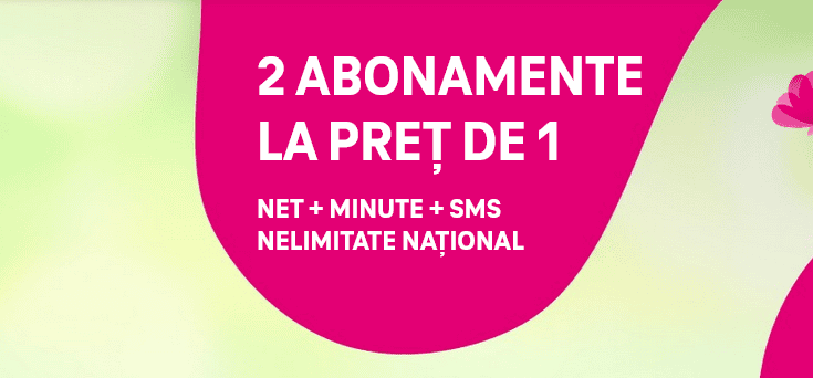 Telekom România, ofertă incredibilă: 2 abonamente nelimitate la prețul unuia