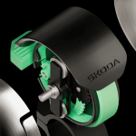 Škoda inventează soneria-minune pentru biciclete, audibilă și cu căști ANC