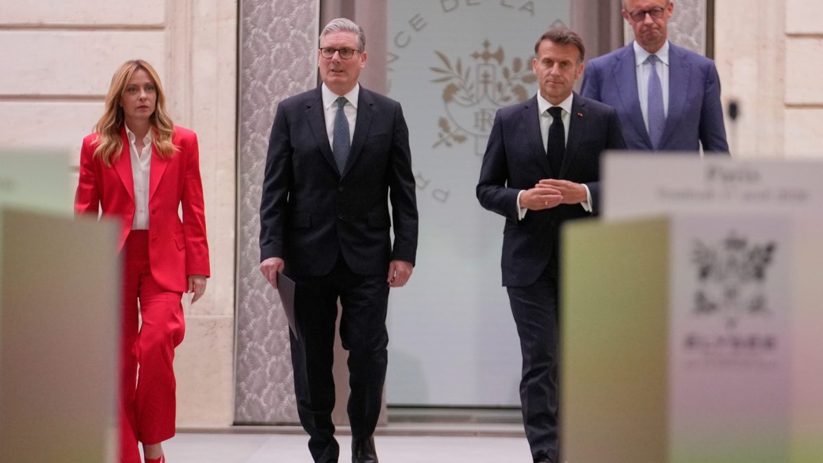 Starmer, Macron, Merz și Meloni, pact pentru misiunea din strâmtoarea Ormuz