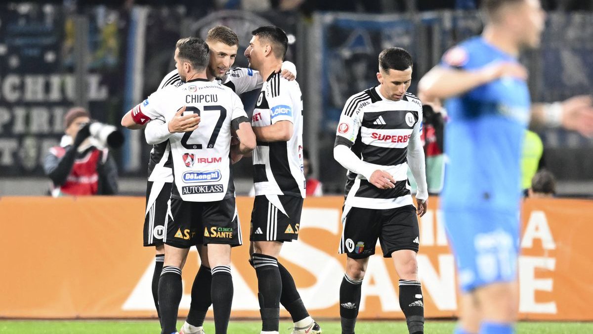 U Cluj zdrobește Craiova: 4-0 și ia fața în lupta pentru play-off