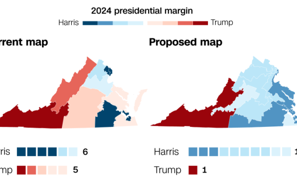 Virginia: Democrații propun o nouă hartă electorală pentru US House