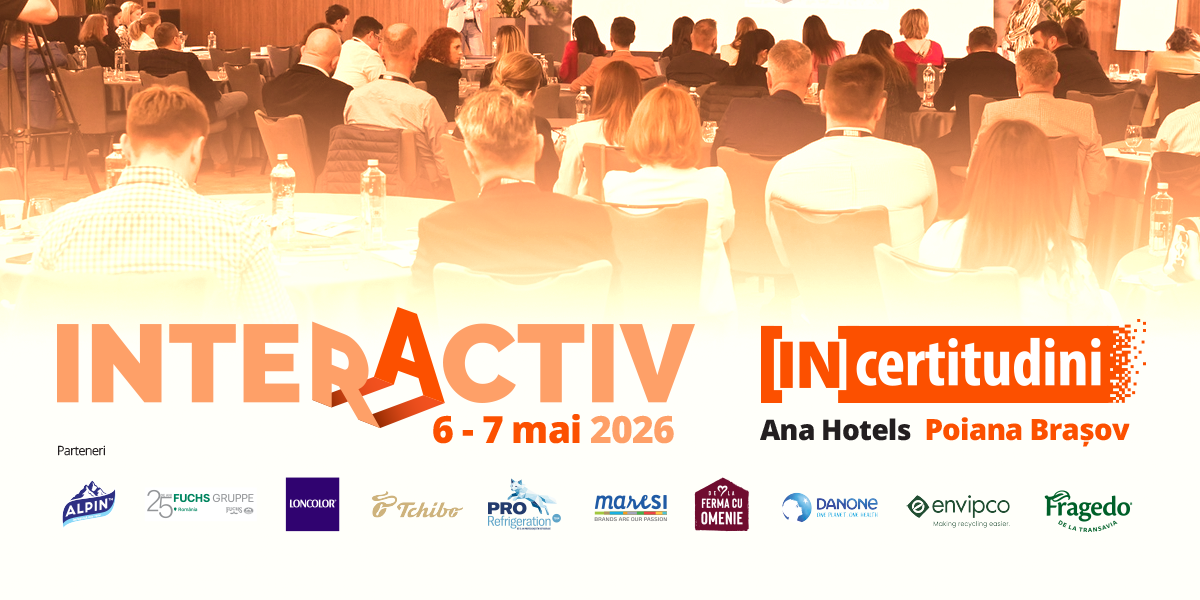 Evenimentul INTERACTIV, dedicat comunităților locale de retaileri și producători, revine în acest an pentru cea de-a 21-a ediție, care va avea loc în perioada 6-7 mai, la complexul Ana Hotels din Poiana Brașov