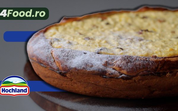 Deliciu românesc: Plăcintă cu brânză, aluat dospit și savoare cremoasă