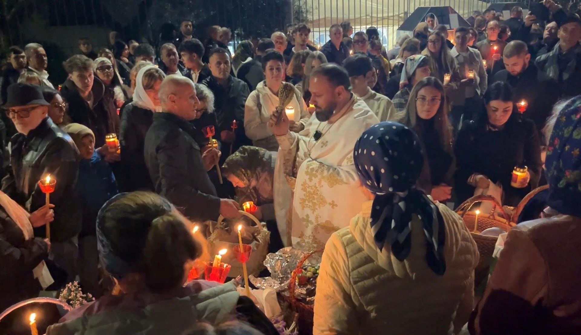 Peste o mie de români au sărbătorit Paștele la Bergamo: „Tradiția trebuie menținută”