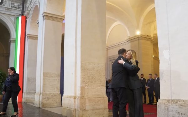 Zelenski, la întâlnire cu Meloni: Italia a ales Ucraina de la început