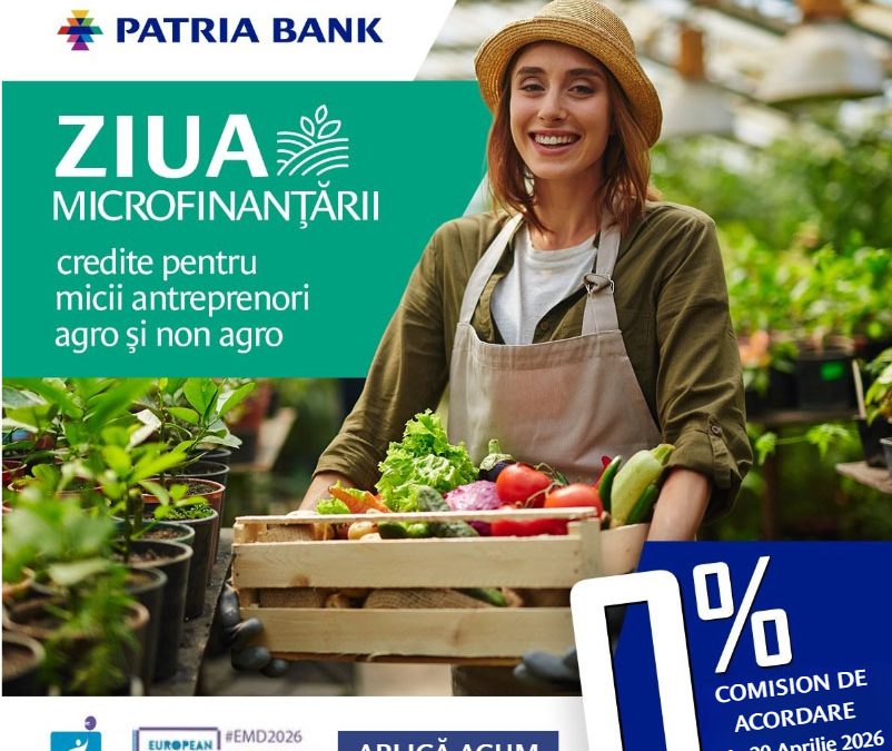 Patria Bank și Patria Credit, cadou pentru antreprenori de Ziua Microfinanțării